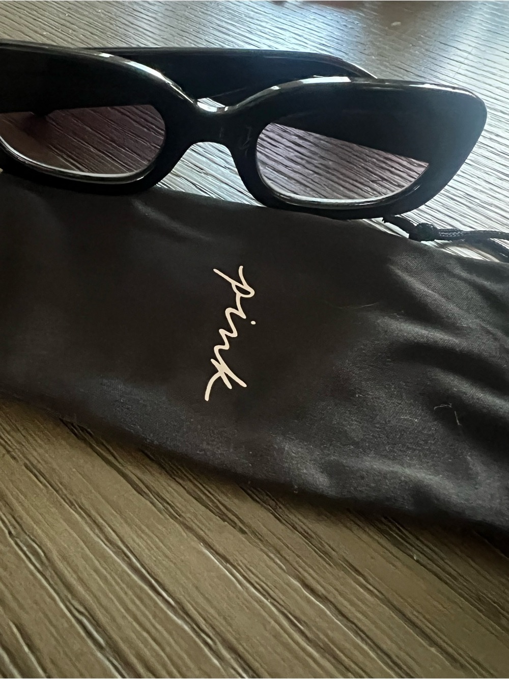 Women’s PINK Black Sunglasses
